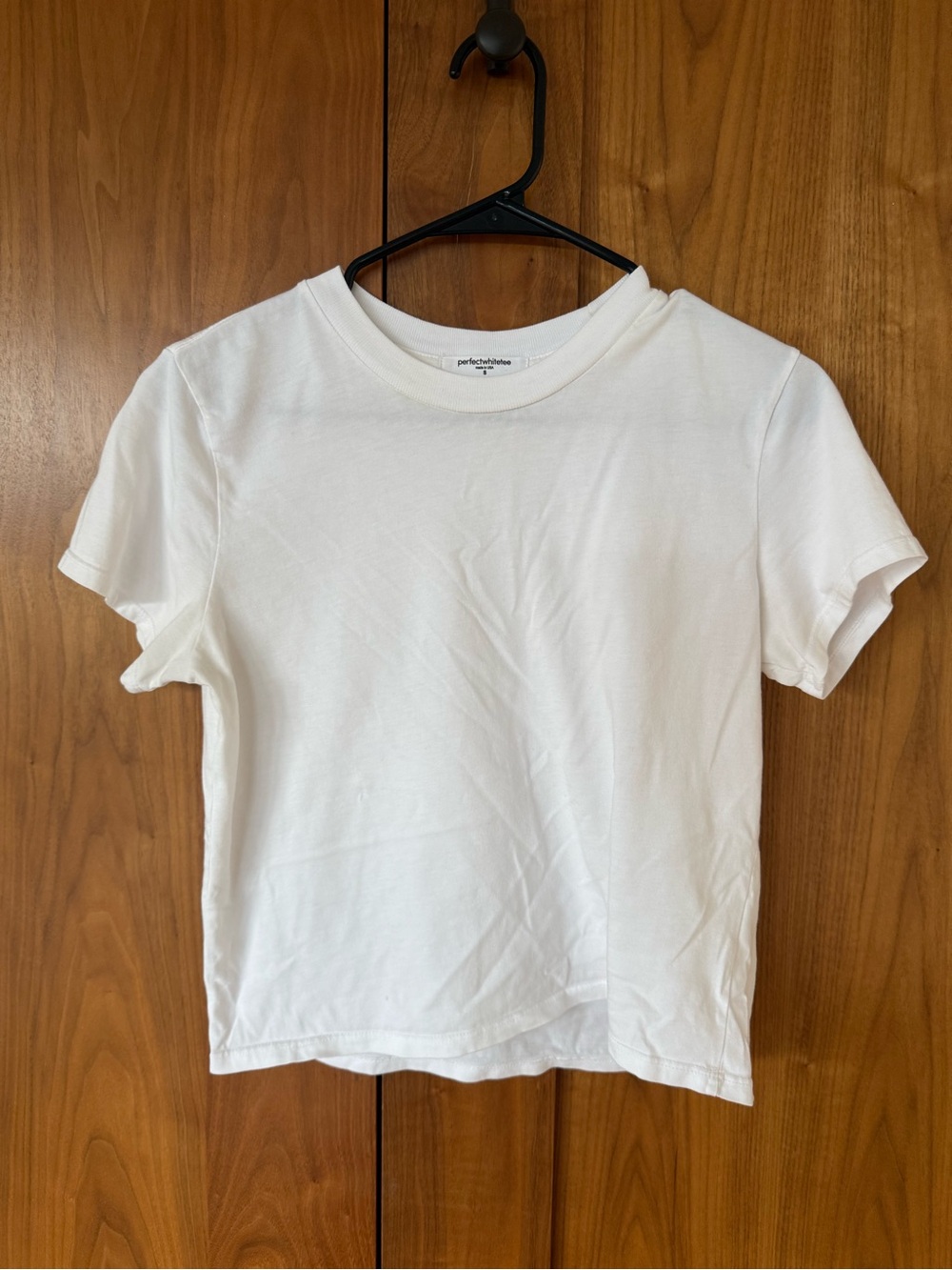 perfectwhitetee White Short Sleeve Crewneck Tee